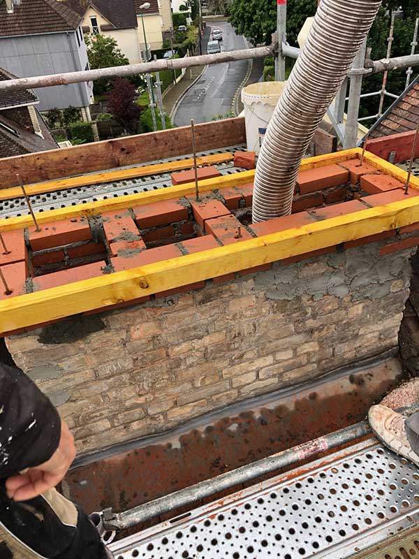 Réparation cheminée maison Caen