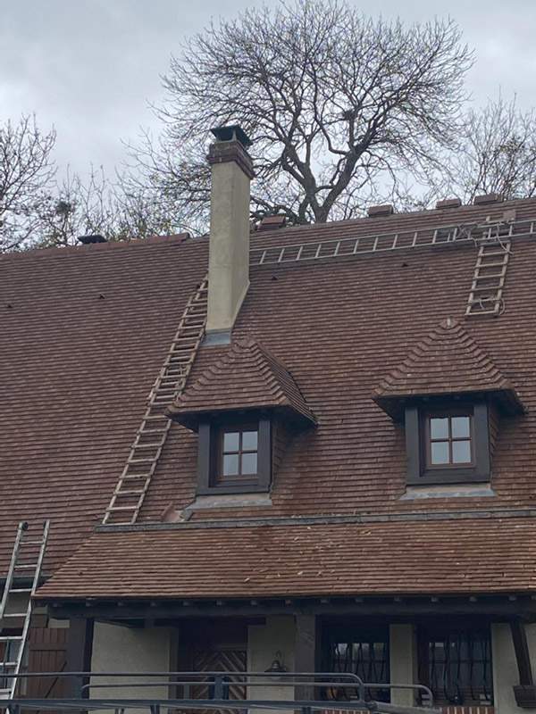 Réparation faîtage toiture Caen